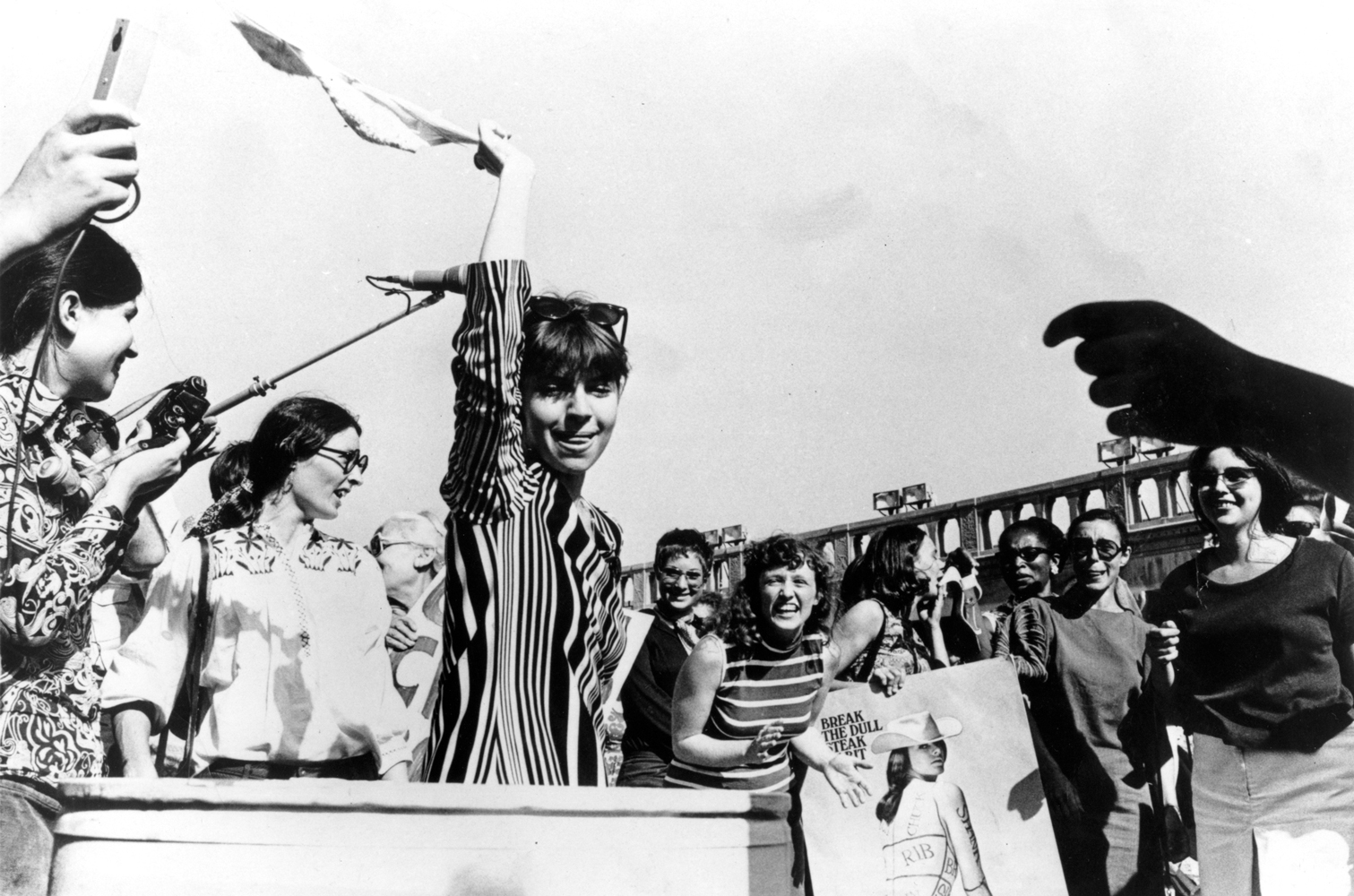 Robin Morgan - Miss America Pageant Protest, Atlantic City, 1968